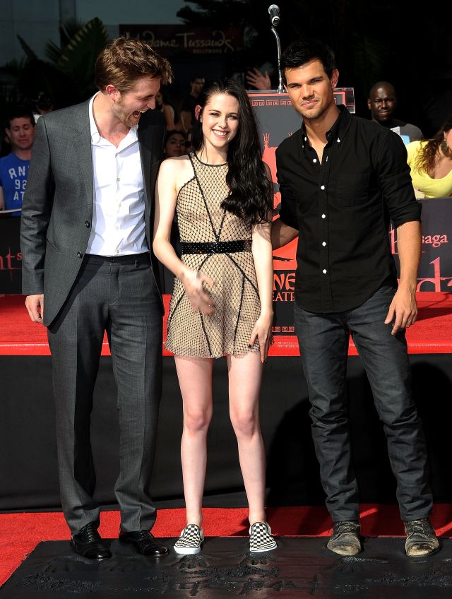 Robert Pattinson, Kristen Stewart y Taylor Lautner-TWILIGHT