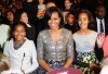 Sasha, Michelle y Malia Obama
