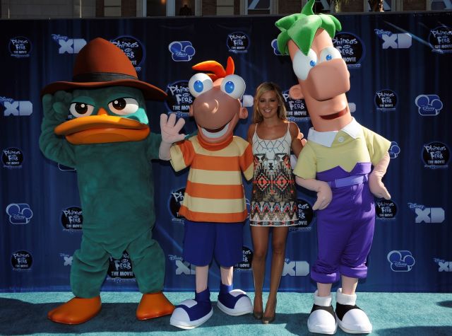 Perry, Phineas y Ferb con Ashley Tisdale