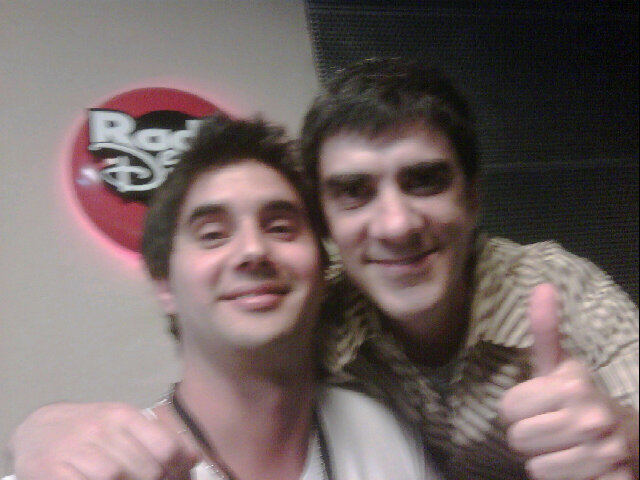 Dani Martins y Diego Alcalá en Radio Disney